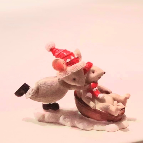 Ceramic mice ornament - Picture 1 of 1
